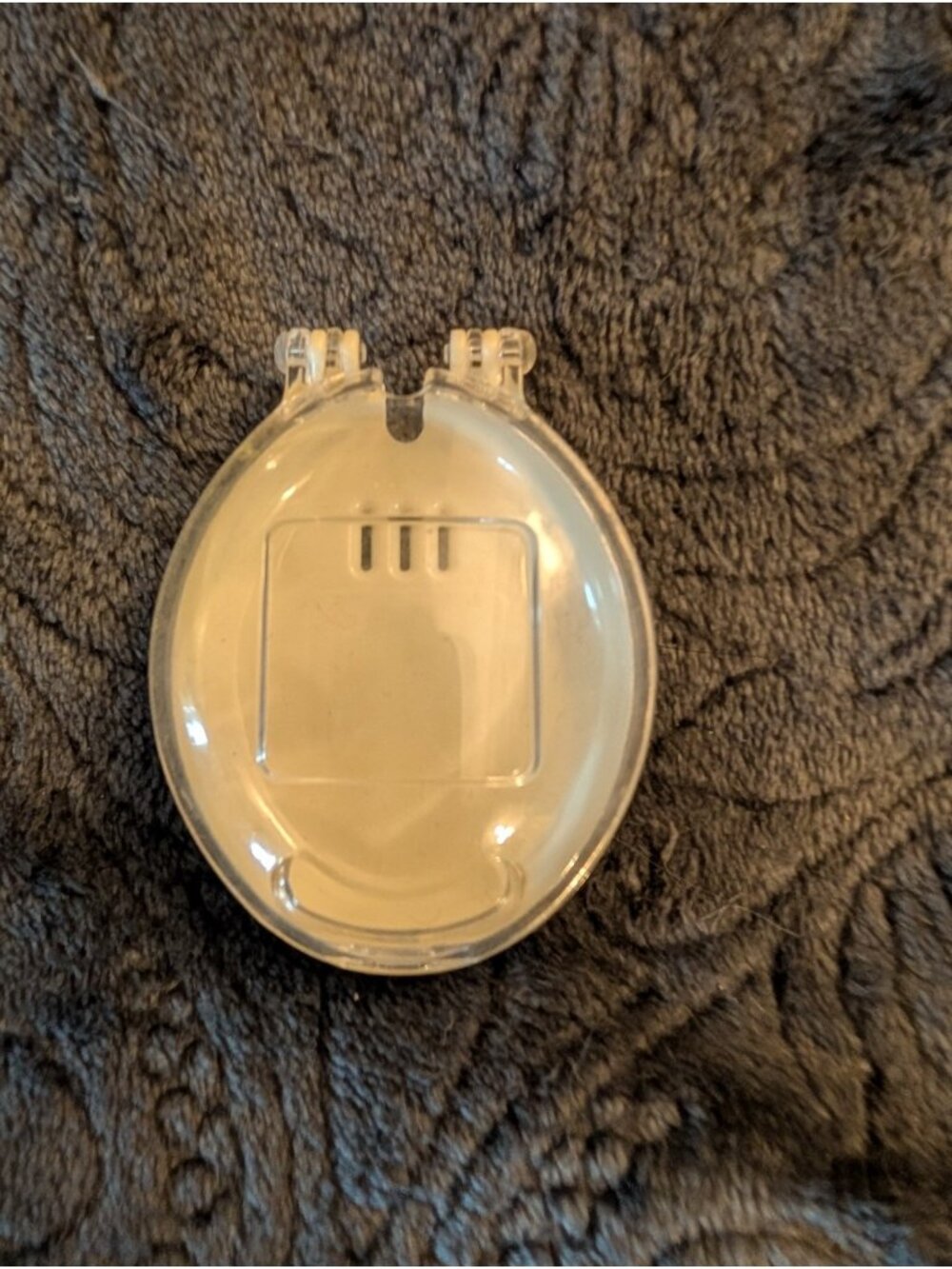 Bandai 1997 Official Tamagotchi New Species Clear Case